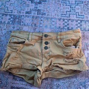 yellow billabong shorts